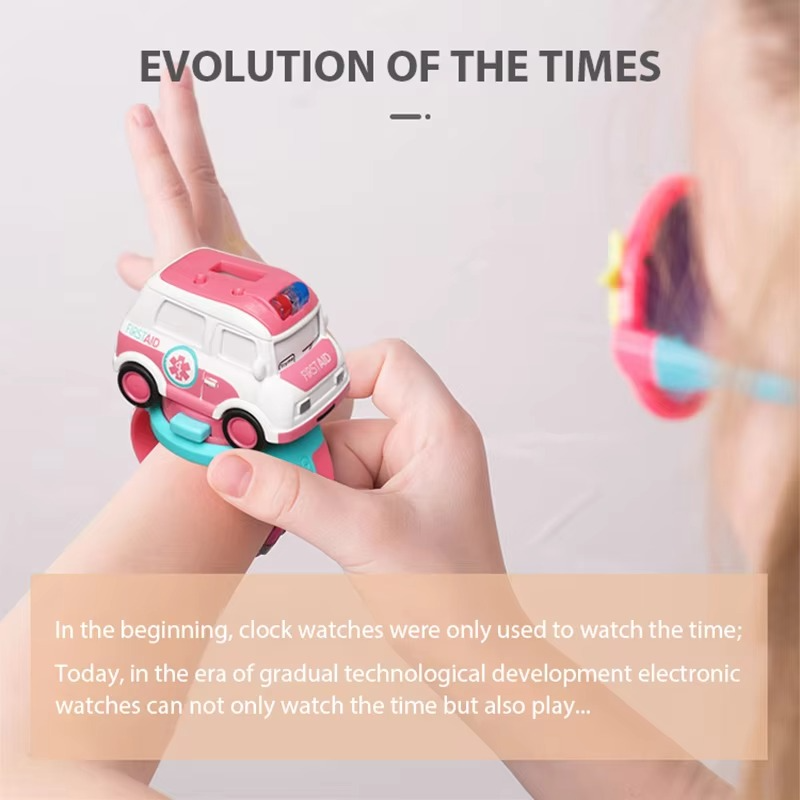 Wrist Watch Mini Rc Car Toy - Best Quality Rc Car Toy | Wrist Watch Toy For Kids - Random Color