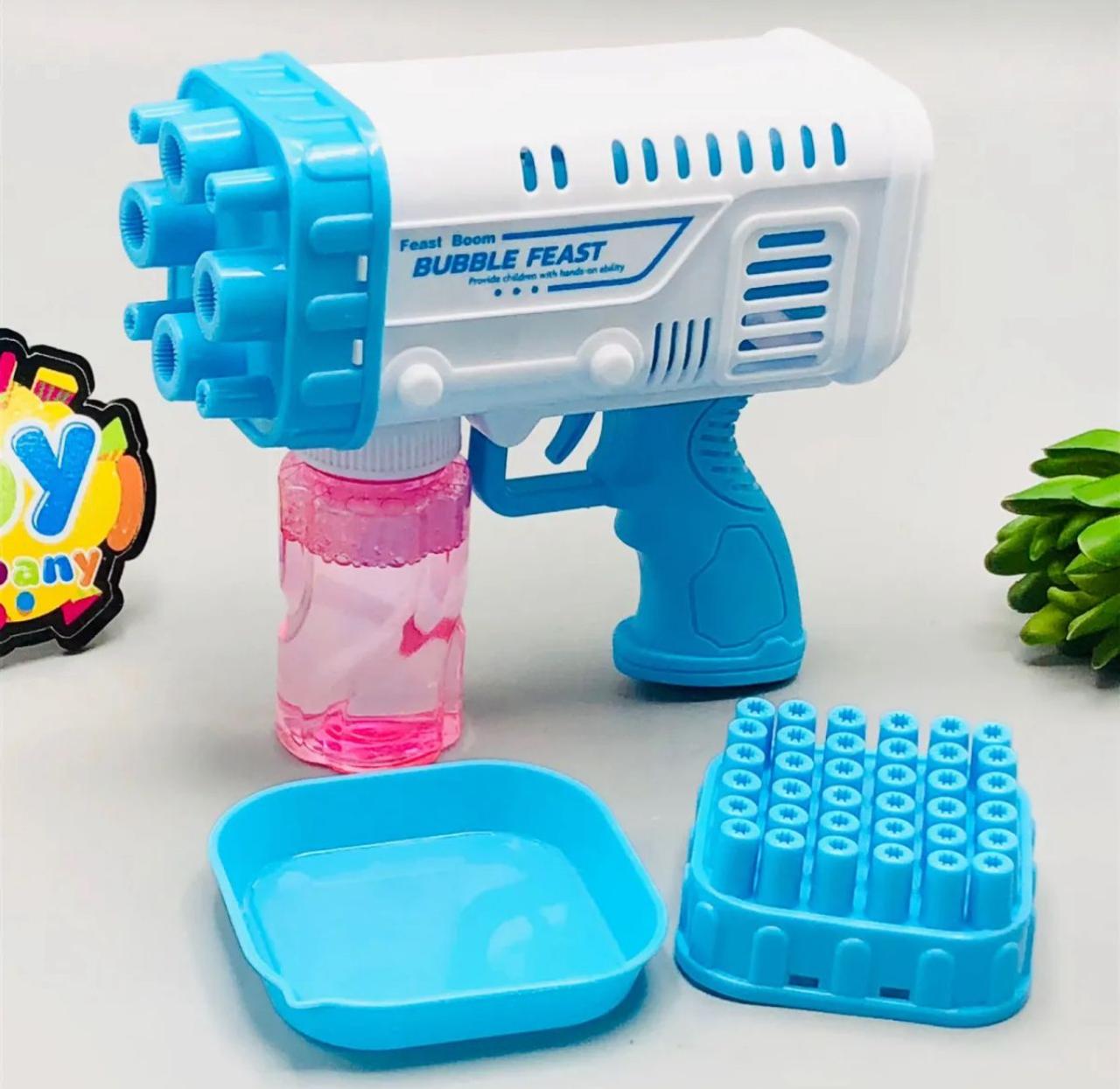 Bazooka Bubble Water Gun | Rechargeable Bubble Blaster Toy for Kids | Outdoor Fun