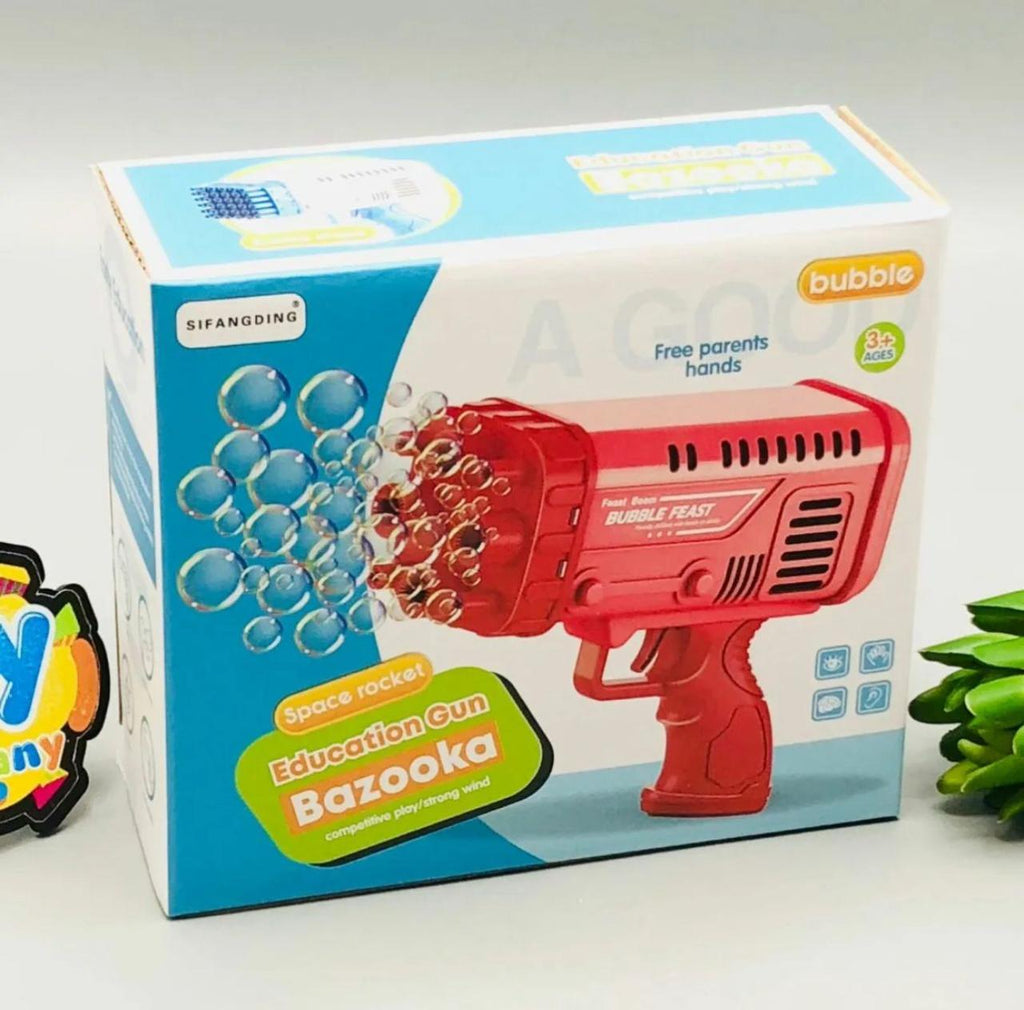 Bazooka Bubble Water Gun | Rechargeable Bubble Blaster Toy for Kids | Outdoor Fun