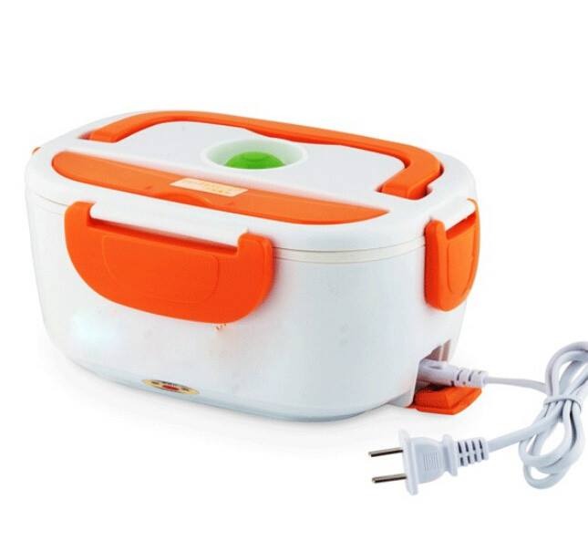 Example produWaterproof Portable Electric Heating Lunch Box | Leakproof Food Warmer with Stainless Steel Container for Car, Office & Travelct